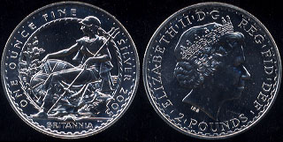 2005 English Britannia Silver Round
