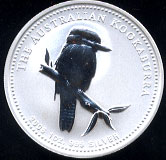 2005 Kookaburra Australian Silver Coin