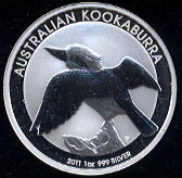 2011 Kookaburra 1ozSilv