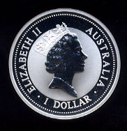 Australian Kookaburra Silver Dollar