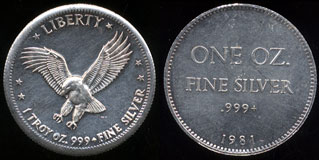Liberty Mint  Bald Eagle 1981