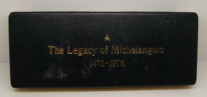 The Legacy of Michealangelo 4 oz Sterling Silver Set Sterling Silver Round