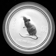 2008 Year of the Mouse Lunar Year Coin