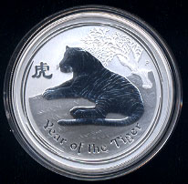 2010 Year of the Tiger Series II Australian Silver Round