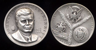 John F. Kennedy-A 35.4 Gr Silver Round