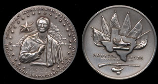 1978 American Numismatic Assn. Houston, Texas Silver Art Medal