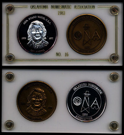 1983 Oklahoma Numiscmatic Association #16 Silver Art Medal
