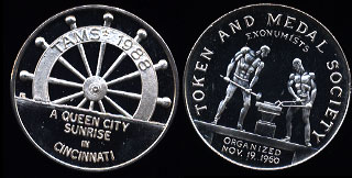 1988 Token & Medal Society Silver Medal