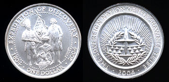 2004 The Sovereign Nation of the Shawnee Silver Round