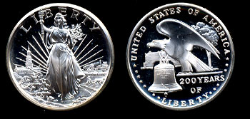 200 Years of Liberty Silver Round
