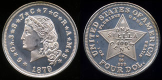 "Stella" 4 Dollar Coin Design Commemorative