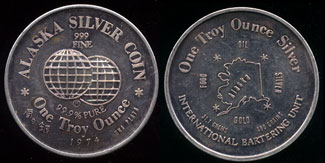1974 Alaska Silver Coin
