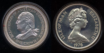 1976 Pobjoy Mint 1 Crown Proof