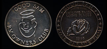 1988 Good Sam Owners Club Silver Round