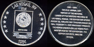 Las Vegas, NV 81nd National League of Postmasters of The United States Silver Round
