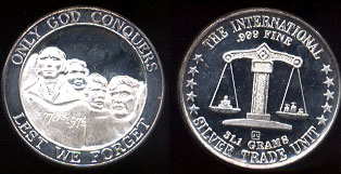 Only God Conquers -- Lest We Forget Silver Round