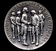 Washington Farewell to his Officers Longines Silver Art Round