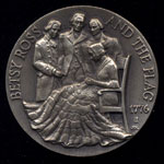 Betsy Ross Longines Silver Art Round
