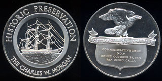 Historic Preservation The Charles W. Morgan Silver medal
