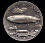 1931-1933 The Macon and Akron Longines Silver Art Round