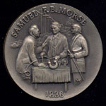1836 Samuel F.B. Morse Longines Silver Art Round