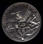 1909 Perry Finds North Pole Longines Silver Art Round