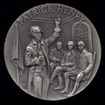 Patrick Henry Longines Silver Art Round
