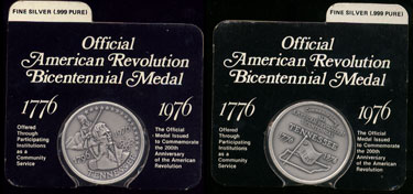 State of Tennessee Official American Bicentennial Medal
