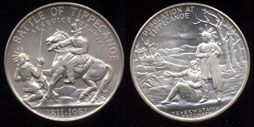 1961 So-Called Half Dollars& Heraldic Art Medals Battle Of Tippecanoe