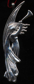 Angel with Horn Ornament