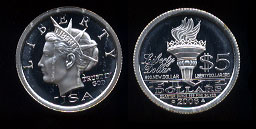 Liberty Dollar 2006 One Quarter Ounce Silver Round