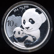 2019 Unc.China Silver Panda 