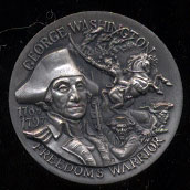 George Washington 1789-1797 High Relief Wittnauer SS Medal
