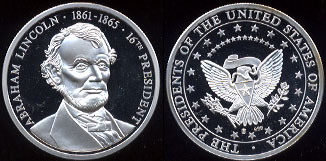Abraham Lincoln 16th President American Mint Proof