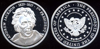 Andrew Jackson 7th President American Mint Proof