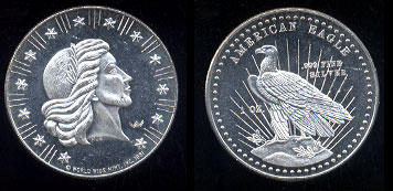 World Wide Mint 1981 American Eagle One Troy Ounce .999 Fine Silver