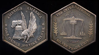 California Crown Mint 1980 International Silver Trade Unit CCM-3A