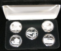   2005 Quarter Proof Silver Replica Set