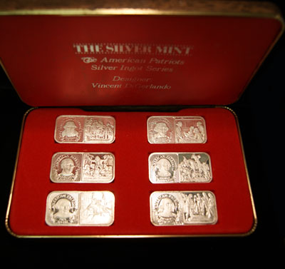 The Silver Mint The American Patriots Silver Ingot Series