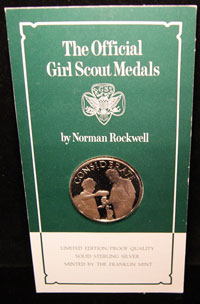 Franklin Mint's The Official Girl Scout Medals