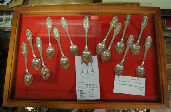 Frankin Mint Jesus and Disciples Spoon Set