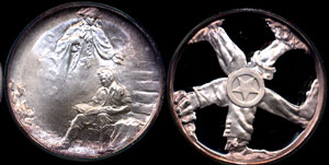 1975 The Hamilton Mint "Spirit of America" Proof Silver Set 