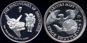 Rarities Mint Space Shuttle Silver Set