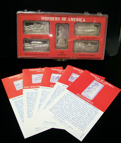 Set of HAM-402 thru 406 Wonders of America Series