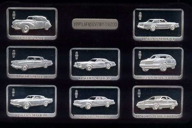 Lincoln Mark "Classic Designs" Automobile Set