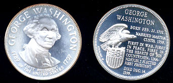Franklin Mint's Presidential Treasury Set
