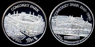 April 1991 Comiskey Park Silver Round