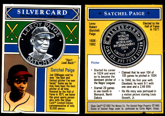 Leroy "Satchel" Paige "Silver Card"