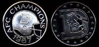 St Louis Rams 34th Super Bowl Championship 1 Ounce Silver Coin Balfour Co.  #0264