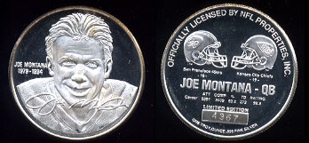 Joe Montana , Quarterback Silver Round